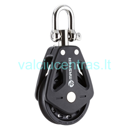 Master viengubas pasukamas blokas su šekeliu 72mm Master viengubas pasukamas blokas su šekeliu 72mm